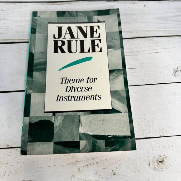 Lot 2 Jane Rule Outlander 1982 & Theme for Diverse Instruments 1990 Naiad Press - Picture 5 of 7